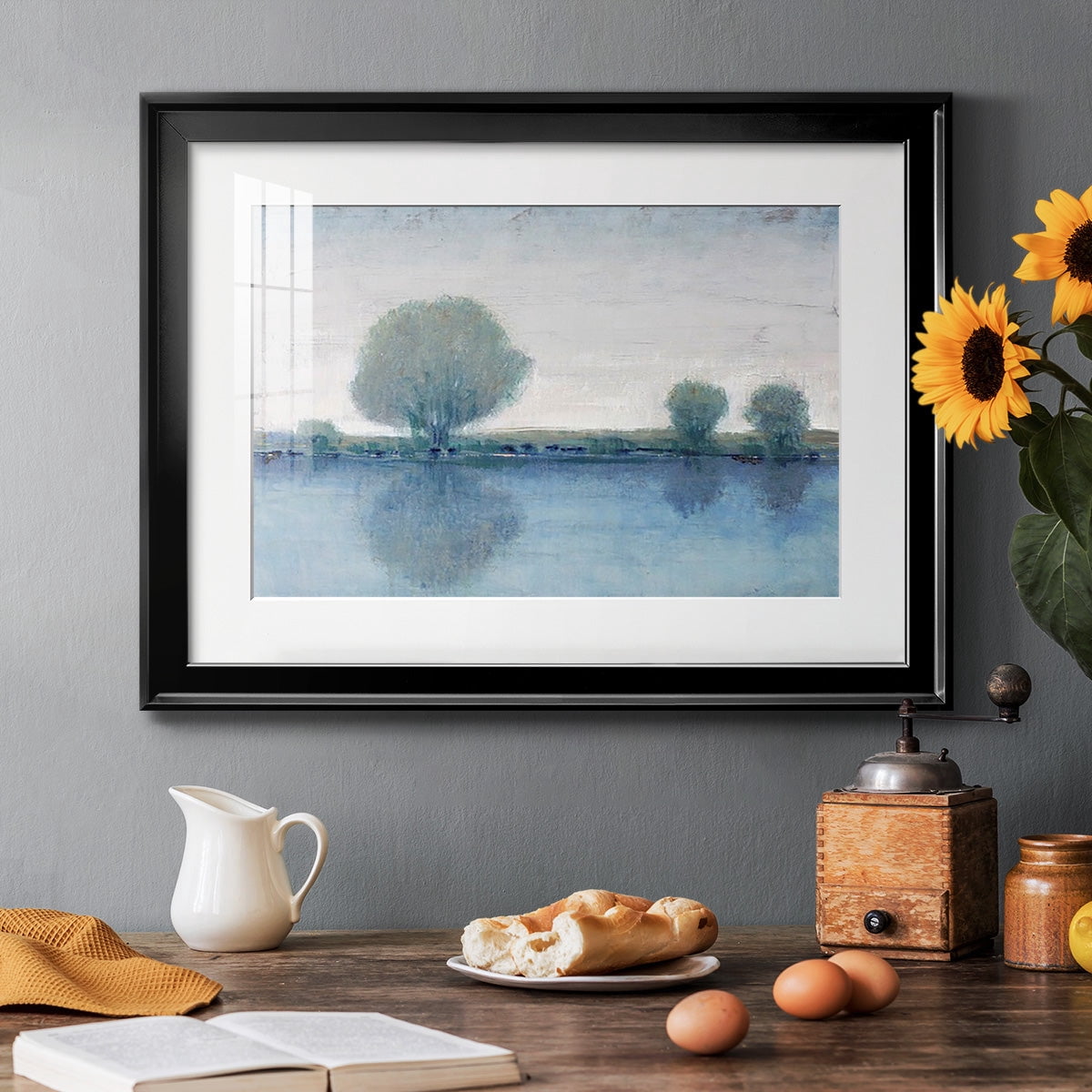 Afternoon Reflection I Premium Framed Print - Ready to Hang