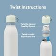 thumbnail image 3 of Bouteille d'Eau Owala FreeSip Twist Isolée 700 ml Vert/blanc, 3 of 6
