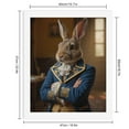 thumbnail image 2 of Paint by Numbers Kit for Adults, Rabbit Aristocrat Royal Attire Paint by Numbers, Easy Paint by Numbers Kit for Adults Beginner, DIY Adult Paint by Number Kits on Canvas, 12x16in Home Decor, 2 of 7