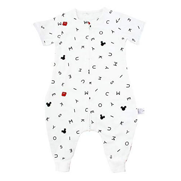 SINCERE Muslin Original Grown Cotton Sleep Sack Bag Baby We le Blankets Sleeper Gown Short Sleeves Letter Bus/S …