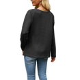 thumbnail image 7 of Wevis Round Neck Knit Autumn Pullover for Women Long Sleeve Basic Casual Tops Casual Loose Sweater, 7 of 7