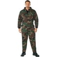thumbnail image 2 of Rothco Insulated Coveralls, Woodland Camo, M, 2 of 7
