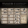 thumbnail image 5 of Panzerkampfwagen militar de la Segunda Guerra Mundial, VI Ausf. E Tiger-Juego de bloques de construcción para niños, juguete de ladrillos para armar tanque, vehículo de combate, soldado, 5 of 5