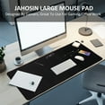 thumbnail image 5 of Jahosin Large Gaming Mouse Pad with Stitched Edges,[35.4x15.7In] Extended Mouse Pad with Non-Slip Natural Rubber Base for Gamer/Desktop/Office/Home 90x40 BlackJ, 5 of 8