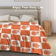thumbnail image 4 of kladzum Pumpkin Print Throw Blanket 39.3"x29.5" Thanksgiving and Christmas Gifts Blanket Sofa Bedding Decorative Blankets Soft Cozy Travel Blanket for Bed, Couch, Office, Car, Dormitory, 4 of 6