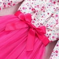 thumbnail image 7 of Zshosam Long Sleeve Girl Dress Baby Girls Dress Kids Long Sleeve Casual T-Shirt Dress Size 6T 7T,(Hot Pink 6-7 Years), 7 of 7