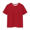 thumbnail image 5 of Top de Manga Larga de la Moda de los Niños de Color Sólido Cuello Redondo Suelto Y Casual Tops para el Uso Casual Diario, Interior, Regreso a Casa, Fiestas de Cumpleaños, Vacaciones, Fotografía, 5 of 5