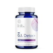 Biocidin G.I. Detox+ Gentle Binder - Activated Charcoal, Zeolite & Aloe - The Gut Cleanse Detox Process - May Reduce Bloating & Gas (60 Capsules)