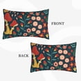 thumbnail image 4 of Balery Berries and Flowers Bedding Queen Pillow Cases - Envelope Closure - Soft Brushed Microfiber Fabric - Shrinkage and Fade Resistant Pillow Cases-16"x24", 4 of 9