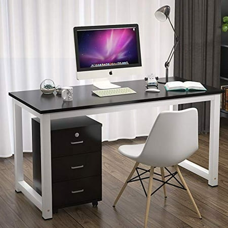 Ktaxon Wood Computer Desk PC Laptop Study Table Workstation Home Office (Best Laptop Tablet For Work)