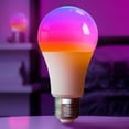 thumbnail image 1 of Peggybuy WiFi Smart Bulb 9W 806LM Multicolor LED Light Bulbs Works with Alexa Google Home, 1 of 8