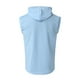thumbnail image 5 of Chaleco sin mangas con capucha de felpa para hombre: sudadera informal de color liso, tejido de felpa, ropa de primavera/verano, 5 of 5