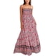 thumbnail image 1 of Gibobby Vestidos Casuales para Mujer Vestido holgado informal informal con cinturón de flores y cinturón Halter de verano para mujer(Rojo,XL), 1 of 5