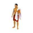 thumbnail image 2 of 1:64 escala pequeña piscina hombres personas figuras pintadas a mano tren ferrocarril escritorio ornamento diseño S escala miniatura escenas Diorama Rojo, 2 of 8