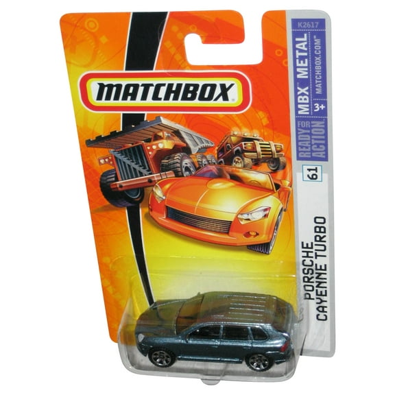 Matchbox MBX Metal (2006) Porsche Cayenne Turbo Metallic Blue Toy Car #61