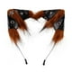 thumbnail image 2 of Diadema con orejas de gato para Halloween, accesorio para fotos de disfraz de cosplay, diadema para el pelo Rojo marrón, 2 of 8