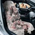 thumbnail image 2 of Xixirimido Dragon Cherry Blossom Print Car Seat Cover Front Seat Sweat Towel Bucket Seat Covers for Cars SUV Trucks for Gym Workout Running Swimming Beach Hiking2Pack, 2 of 8