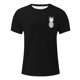 thumbnail image 4 of Camisetas de Manga Larga de Algodón Moda Casual Manga Corta Cuello Redondo Blusas para Al Aire Libre, Casual, Uso Diario, 4 of 7