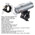 thumbnail image 3 of pitrice USB Rechargeable Bike Light Set Bike Headlight LED 1300 Lumens with Bell Super Bright Headlight Front Lights 6 Modes Fits All Bicycles, Mountain, Road, 3 of 9