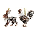 thumbnail image 2 of Animal Hanging Christmas Ornaments for Christmas Tree, Christmas Decorations Indoor Outdoor for Home Holiday Decor, Gift for Family Friends, Wildlife Animal Style, 3.15in, 2 of 8