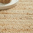 thumbnail image 3 of Agro Richer Natural Beige Color Rectangle Jute Area Rugs for Living, Carpet for Kitchen outdoor & Indoor (4x7" Feet), 3 of 5