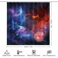 thumbnail image 2 of Fantasy Galaxy Dragon Anime 4 Piece Shower Curtain Sets, Non-Slip Rugs, Toilet Lid Cover and Bath Mat, Durable and Waterproof, for Bathroom Decor Set One Size, 2 of 8