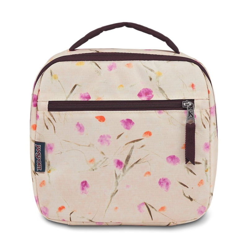 JanSport Lunch Break Insulated Lunch Tote Bag, Pressed Flowers ...