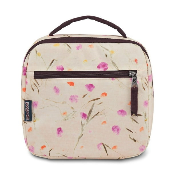 JanSport Lunch Break Insulated Lunch Tote Bag, Pressed Flowers