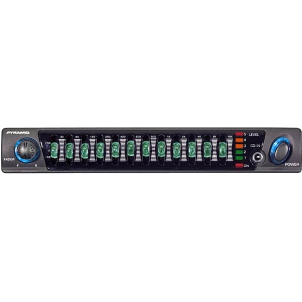 Pyramid 1201GC Car equalizer / amplifier 4channel 50 Watts x 4