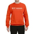 thumbnail image 2 of Boy Mama All Day Everyday Mom Son Gift | Mens Mother's Day Crewneck Graphic Sweatshirt, Orange, X-Large, 2 of 4