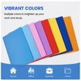 thumbnail image 5 of Plastic Folders with Pockets,9.45"x11.42" 2-Pocket Folder with Metal Fastener,Heavy Duty Durable File Folders,Waterproof Folder Perfect for Organizing and Color-Coding Documents(Green), 5 of 9