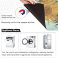 thumbnail image 2 of Van Gogh Sunflower Art Dishwasher Magnet Sticker, Refrigerator Magnetic Cover, Fridge Panels, Home Cabinet Decals Appliances Stickers - 20" L x 26" H（281） Home Decor, 2 of 5