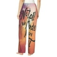 thumbnail image 3 of Xecao Not All Who Wander Are Lost Women's Straight Lounge Pajama Pants: The Epitome of Relaxed Sleepwear, 3 of 9