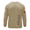 thumbnail image 3 of ASDFVBKG 250th Anniversary Usa Sweatshirt for Men Vintage American Flag Graphic Shirt Casual Long Sleeve Memorial Day Shirts Brown 3XL, 3 of 3