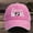 Pink, variant on Distressed Baseball Cap for Women, Softball Mom Adjustable Washed Embroidered Sun Hat