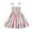 ZB-Pink1, variant on KAOOCXU Summer Dress For Girl Colorful Stripe Sleeveless Square Collar Slim Fit Medium And Young Child Bow Strap Dresses Kids Durable Playsuit Sunsuit Clothes