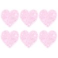 thumbnail image 1 of Uxcell 6-Pack Parches de Corazón de Strass para Planchar 3.5cm Rosa Claro Apliques Adhesivos Brillantes Parches de Corazón para DIY/Ropa/Zapatos/Bolsa, 1 of 7