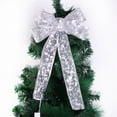 thumbnail image 4 of Christmas Decorations Glowing Large Christmas Bow Christmas Tree Decorations Hanging Pendant LED, 4 of 8