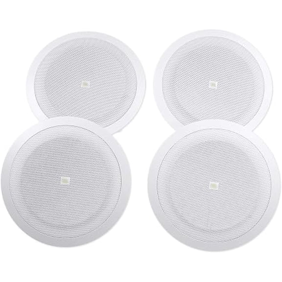 New Jbl 8-inch Full-range In-ceiling Loudspeaker 8128 White - 4 Pack