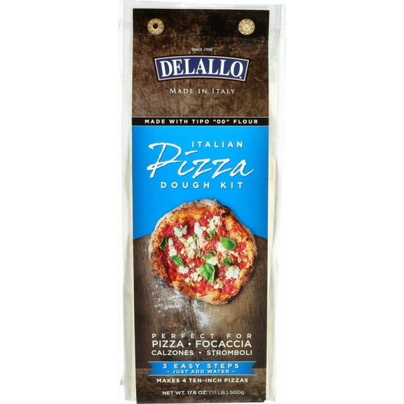 Pack of 10 Delallo Pizza Dough Kit 17.6 oz
