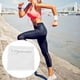 thumbnail image 2 of Muñequera unisex, almacenamiento de llaves y monedas, bolsillo con cremallera, billetera deportiva para muñeca, gimnasio, correr (blanco), 2 of 9