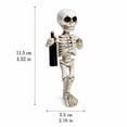 thumbnail image 3 of 2026 New Halloween Decor, Tabletop Resin Bony Head Home Ornaments, Indoor Halloween Home Fall Ornaments for Porch and Indoor Home Office Desk Decor, 3 of 3