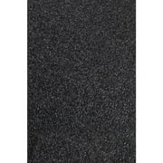 MotionTex 66 x 30 Inch Recycled PVC Antimicrobial Fitness Equipment Mat, Black