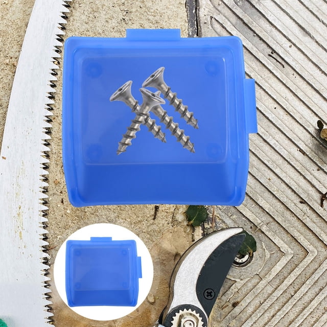 CIMAXIC 8Pcs Blue Plastic Warehouse Storage Bins Durable Tool Organizer for Home Vehicle Maintenance
