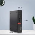 thumbnail image 4 of Restored Lenovo ThinkCentre M710 Tiny Desktop PC — Intel Core i5-6500T 6th Gen — 8GB DDR4 RAM — 256GB SSD — 24" LED Monitor — RGB Keyboard & Mouse — Wi-Fi — Mini Office Computer — Windows 11 Pro (Refurbished), 4 of 6