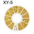 thumbnail image 2 of 3D Metallic Metal Rivet Heart Moon Star Nail Tips Decorations Manicure Tools, 2 of 10