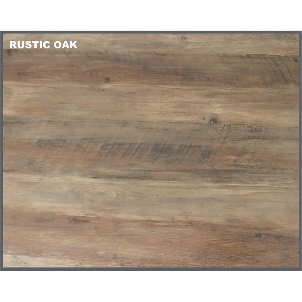 Pemberley Row Engineered Wood Rustic Oak Executive Desk Rectangular Scratch Resistant 59.4"