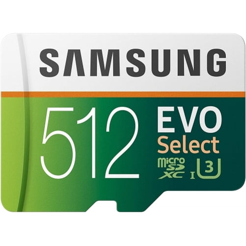 Galaxy A21/A11 512GB Memory Card - Samsung Evo High Speed MicroSD Class 10 MicroSDXC V5X for