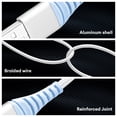 thumbnail image 6 of Dutevolns USB C Cable, 4 Pack(1.6/3.3/4.9/6.6ft) Type C Charging Cords, Nylon Braided 3A USB A to C Fast Charging Cable Compatible with IPhone 16/15, Samsung Galaxy, Blue, 6 of 10