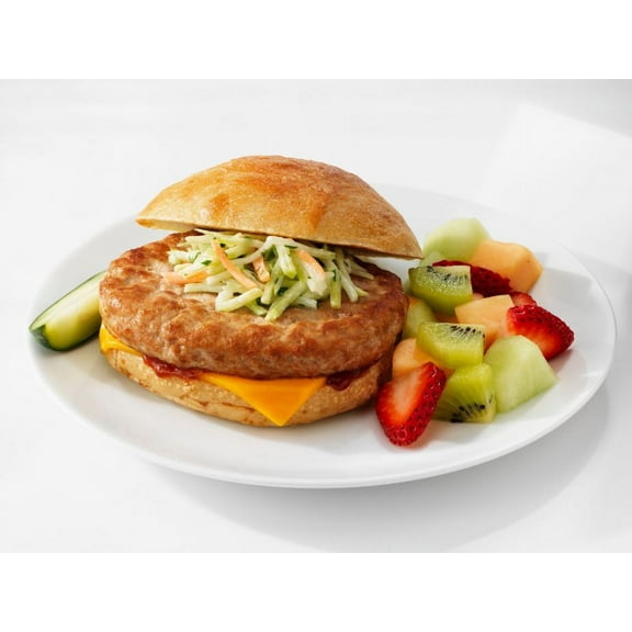 Butterball Savory White Turkey Burger, 5.3 Ounce - 30 per case.